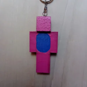 Handmade Wooden Keychain – KMC-003.