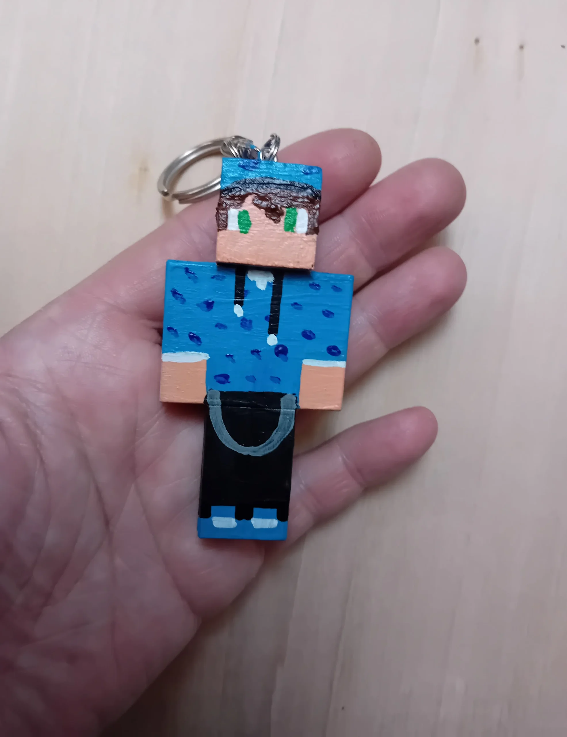 Handmade Wooden Keychain – KMC-005. - Image 4