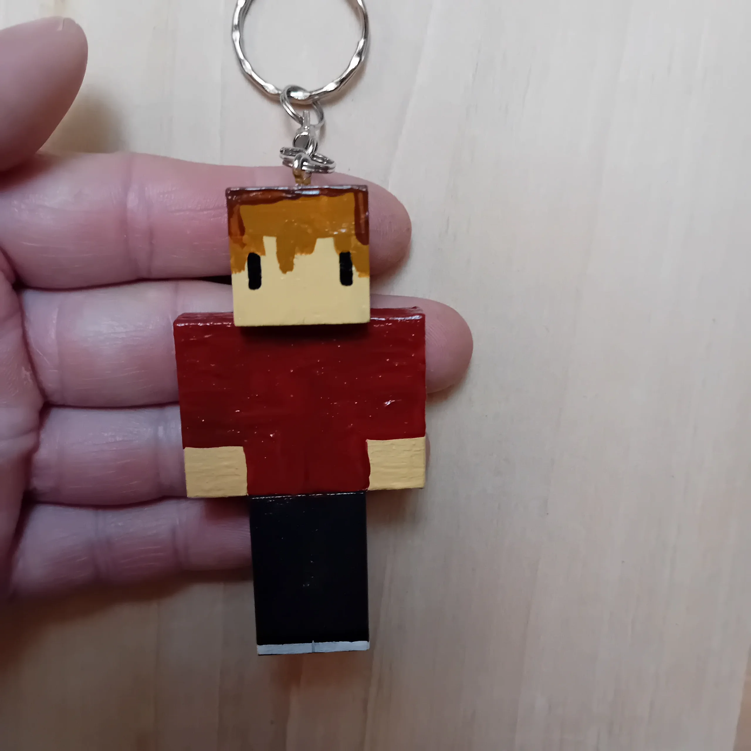 Handmade Wooden Keychain – KMC-036. - Image 4