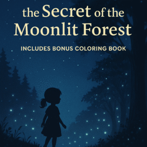 Lili and the Secret of the Moonlit Forest – Digital Mini Storybook + Printable Coloring Page