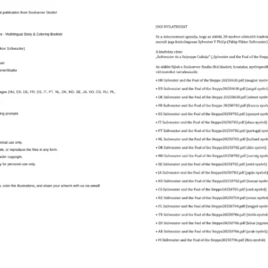 Szilveszter and the Steppe Foal – Multilingual Kids Book + Coloring Pages (20 Languages, PDF)